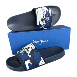 Mules Pepe Jeans SLIDER CAMO BLU