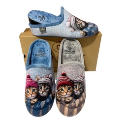 Pantoufles Confort Chat 50311