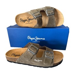 Mules Bio Pepe Jeans Suede Kaki